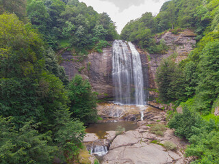 Aerial view of Suuctu Waterfall / Bursa