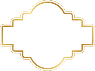 Blank Stickers and Label Frames, writing area aging style writing area, Gold decorative frames, decorative vintage frames.