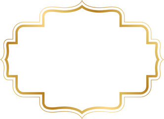 Blank Stickers and Label Frames, writing area aging style writing area, Gold decorative frames, decorative vintage frames.