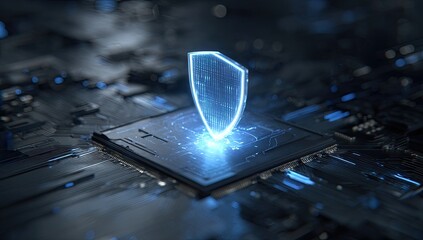 Abstract digital shield over a circuit board