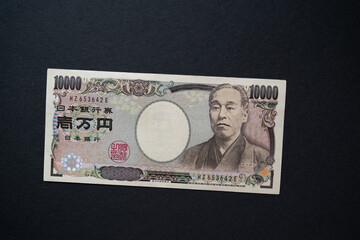 日本の一万円札のお金の背景	