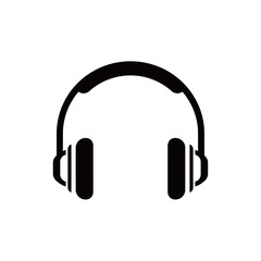 headphones on white background