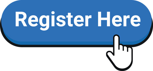 Register here button vector graphic download for website ui ux design and call to action use case design
