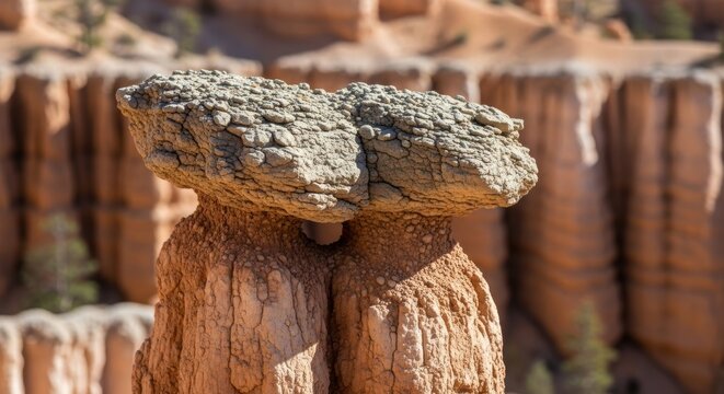 Unique rock formations at bryce canyon national park - Powered by Adobe
