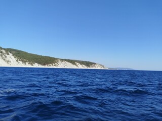 nature, sea, rocks, mountains, cape, summer