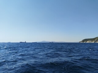 nature, sea, rocks, mountains, cape, summer