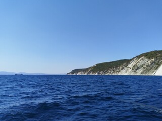 nature, sea, rocks, mountains, cape, summer