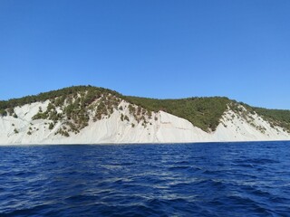 nature, sea, rocks, mountains, cape, summer