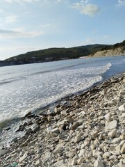nature, sea, rocks, mountains, cape, summer