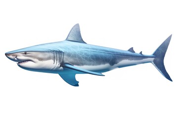 Obraz premium Shark animal fish transportation, digital paint illustration.