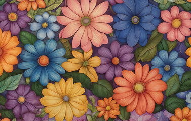 Beautiful close up floral composition with autumn colors a colorful bouquet showcasing orange and red flowers Flower shop and florists design idea