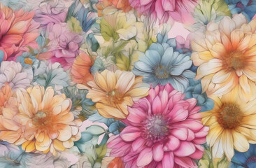 Beautiful close up floral composition with autumn colors a colorful bouquet showcasing orange and red flowers Flower shop and florists design idea