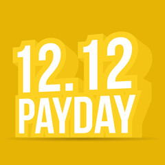 Payday Sale 12.12 Design Promotion Advertising