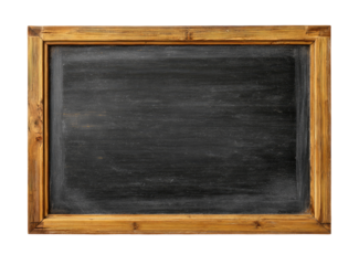 Aged wooden-framed chalkboard (1)
