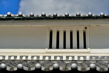 日本、大阪、旧杉山家住宅、庭園、お屋敷、重要文化財、富田林市、歴史的建造物、木造階建、和風住宅、青空