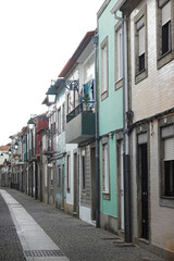 Fototapeta premium Old streets in Viana do Castelo, the torn in Northern Portugal 
