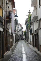 Obraz premium Old streets in Viana do Castelo, the torn in Northern Portugal 
