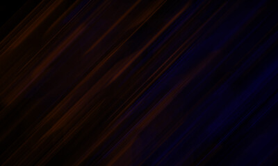 Abstract Dark Diagonal Lines Background with Orange and Blue Glow