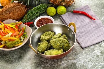 Indian cuisine - Mint chicken tikka