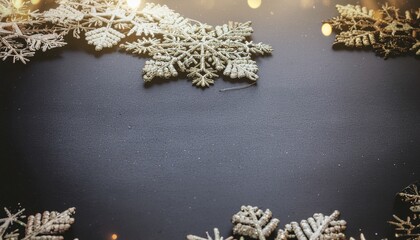 Elegant Winter Snowflake Background