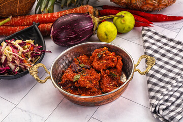 Indian cuisine - spicy Chicken 65