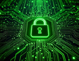 Digital lock on circuit board