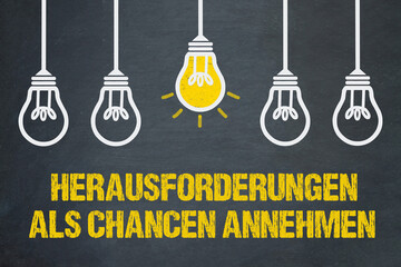 Herausforderungen als Chancen annehmen