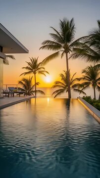 Luxury Villa Sunset Tropical Pool & Ocean View