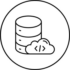 Cloud Server Icon