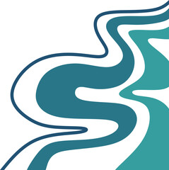 Fototapeta premium Abstract Shape Corner with Line