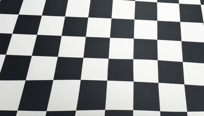 Fototapeta premium Modern black and white hexagonal tiles with glossy finish and geometric design