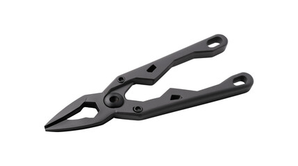 Black metal pliers hand tool for repair and industrial workshop use