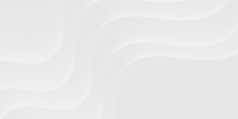 Abstract white and gray background with modern striped design and geometric round shapes. Vector illustration perfect for banners, posters, and digital designs.