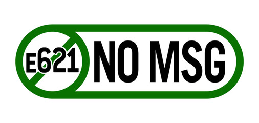 no MSG E621 free logo symbol icon label vector isolated on transparent background