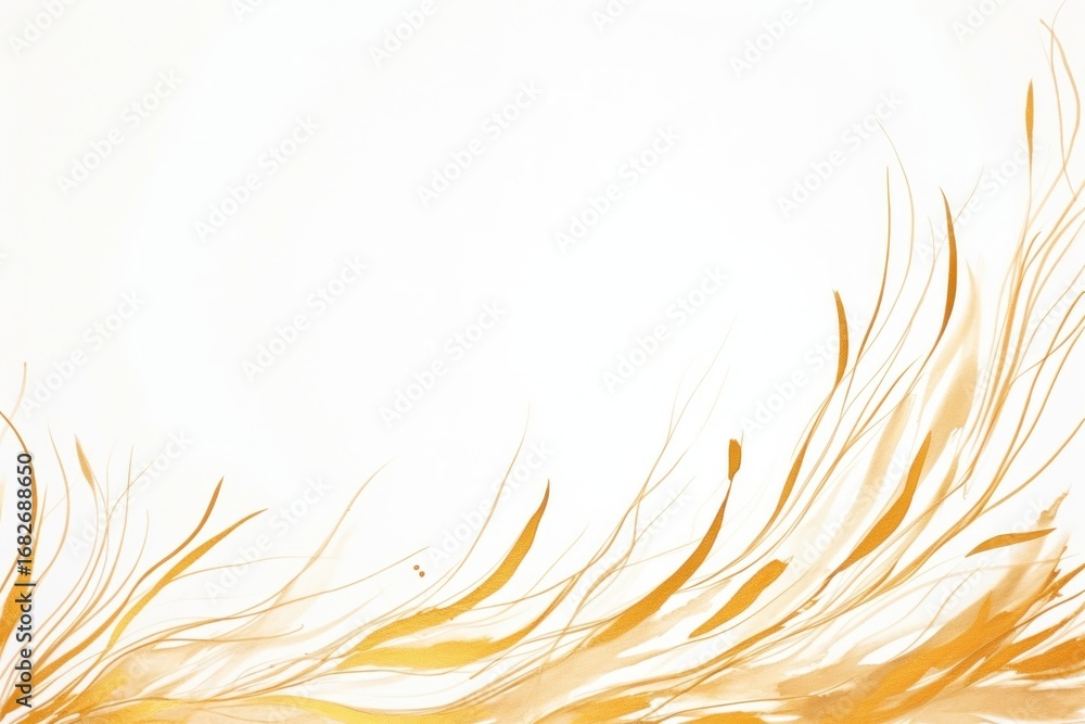 Poster autumn border frame backgrounds pattern sketch.