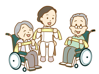 高齢者の筋肉トレーニング　理学療法士によるセラバンドの運動指導