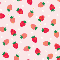 Seamless Pattern with Watermelon