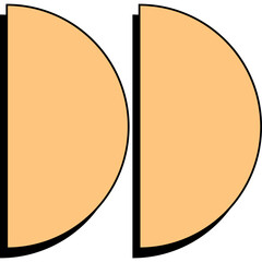 Neubrutalism Abstract Shape