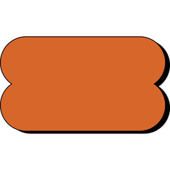 Neubrutalism Abstract Shape