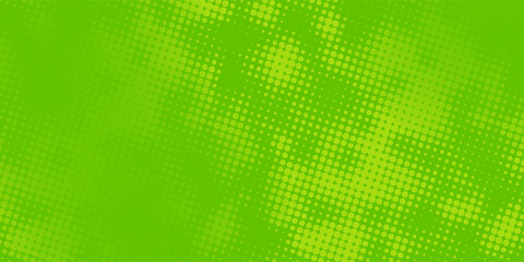 Dots halftone green color pattern gradient texture with technology digital background. Dots pop art comics with nature graphic design. texture simple art  luxury voucher, modern best seller