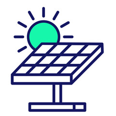 Solar Panel  Icon Set Multiple Style Collection