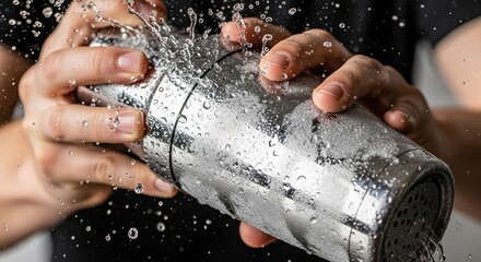 Cocktail shaker in action: a bartender's guide to mixing drinks and cocktail recipes