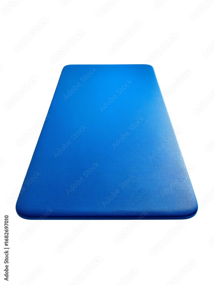 Aufkleber vibrant azure rectangle floating amidst a serene and vast emptiness with a pure transparency