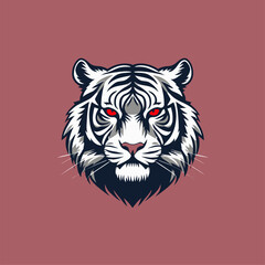 tiger head logo vector