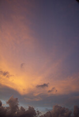 
It is a beautiful sunset.
