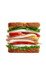 A sandwich, white background --ar 2:3