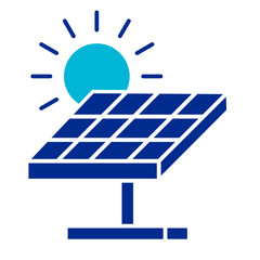 Solar Panel  Icon Set Multiple Style Collection