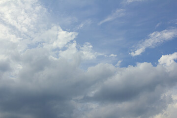 It's a sky with beautiful clouds.