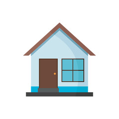 house flat icon vector design illustration template in trendy style