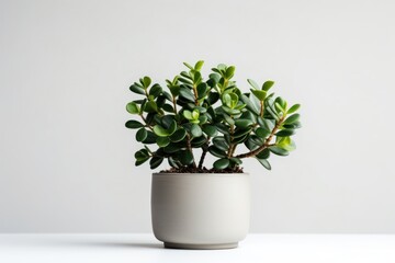 Fototapeta premium Bonsai plant leaf houseplant.